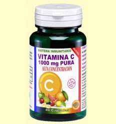 Vitamina C Pura 1000 mg - Robis - 40 cápsulas