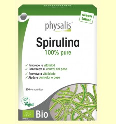 Espirulina Bio - Physalis - 200 comprimidos