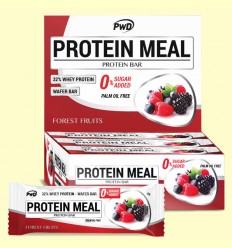 Protein Meal - Barritas Proteicas sabor Frutas del Bosque - PWD - 12 barritas