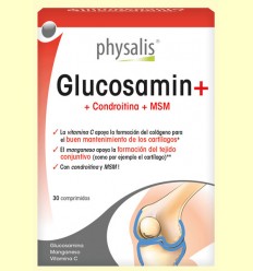 Glucosamin, Condroitina y MSM - Physalis - 30 comprimidos