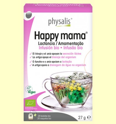 Happy Mama Infusión Bio - Physalis - 20 infusiones