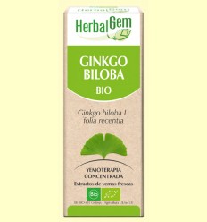 Ginkgo Biloba Bio - Yemoterapia - HerbalGem - 50 ml