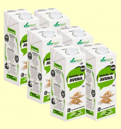 Bebida de Avena Bio - Soria Natural - Pack 6 x 1 litro