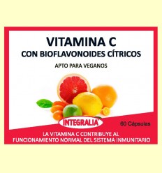 Vitamina C con Bioflavonoides Cítricos - Integralia - 60 cápsulas