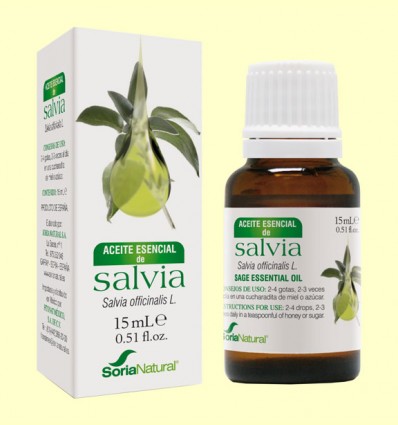 Aceite Esencial de Salvia - Soria Natural - 15 ml