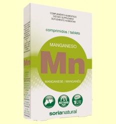 Manganeso Retard - Soria Natural - 24 comprimidos