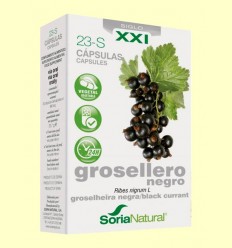 Grosellero Negro 23 S XXI - Soria Natural - 30 cápsulas
