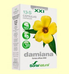 Damiana 13 S XXI - Soria Natural - 30 cápsulas