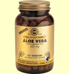 Aloe Vera Cápsulas vegetales - Solgar - 100 cápsulas