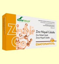 Diatonato 5/2 - Zinc Niquel y Cobalto - Soria Natural - 28 ampollas