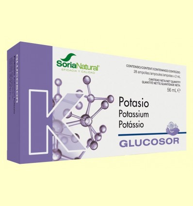 Glucosor Potasio - Soria Natural - 28 ampollas
