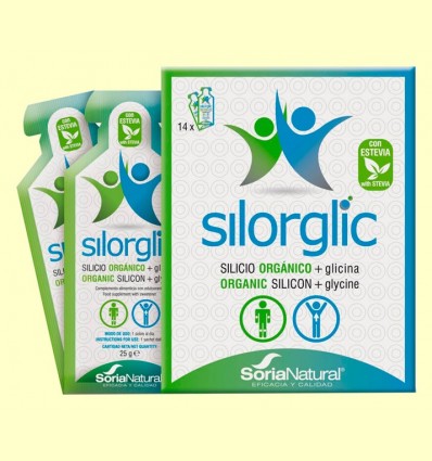 Silorglic - Silicio Orgánico - Articulaciones - Soria Natural - 14 sobres 