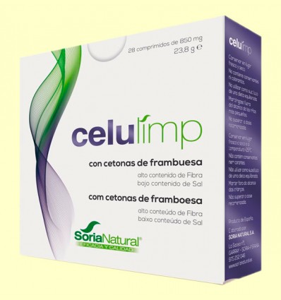 Celulimp - Cetonas de Frambuesa - Soria Natural - 28 comprimidos