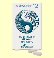 Chinasor 12 - BU ZHONG YI QI WAN - Soria Natural - 30 comprimidos