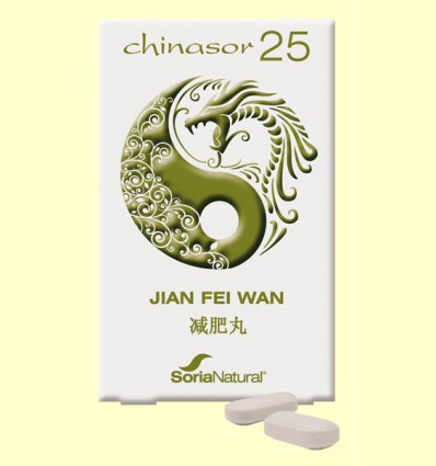 Chinasor 25 - JIAN FEI WAN - Soria Natural - 30 comprimidos