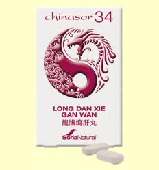 Chinasor 34 - LONG DAN XIE GAN WAN - Soria Natural - 30 comprimidos