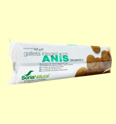 Galletas Integrales con Anís - Soria Natural - 165 gramos