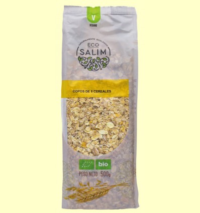 Copos integrales 4 cereales Bio - Eco-Salim - 500 gramos