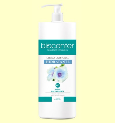 Crema Corporal de Avena y Malva Blanca Bio - Hidratante y Calmante - Biocenter - 500 ml