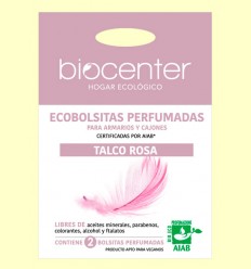 Bolsitas Perfumadas de Armario Bio - Talco Rosa - Biocenter - 2 bolsitas