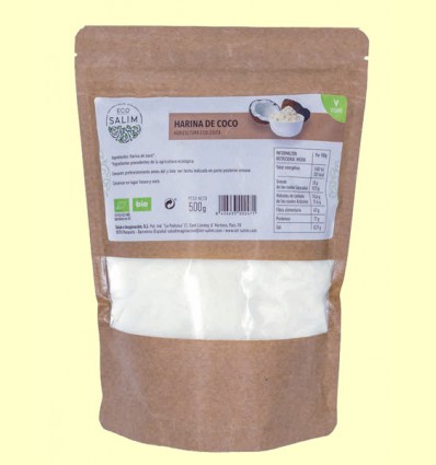 Harina de Coco Ecológica - Eco-Salim - 500 gramos