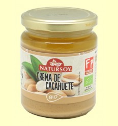 Crema de Cacahuete Bio - Natursoy - 250 gramos