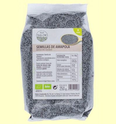Semilla de Amapola Ecológica - Eco-Salim - 250 gramos