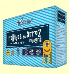 Rollitos Arroz Integral Crema Cacao Bio - Soria Natural - 4 packs
