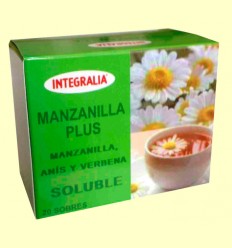 Manzanilla Plus Soluble - Manzanilla Anís Verde y Verbena - Integralia - 20 sobres