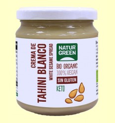 Tahín Puré Sésamo Blanco Bio - NaturGreen - 300 gramos