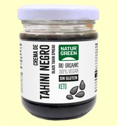Tahín Puré Sésamo Negro Bio - NaturGreen - 180 gramos