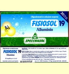 Fisiosol 19 Aluminio - Specchiasol - 20 ampollas