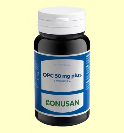 OPC 50 mg y Vitamina C - Bonusan - 60 cápsulas