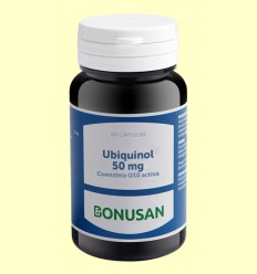 Ubiquinol 50 mg Coenzima Q10 Activa - Bonusan - 60 cápsulas