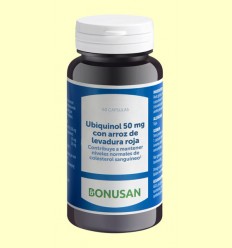Ubiquinol 50 mg con Arroz de Levadura Roja - Bonusan - 60 cápsulas
