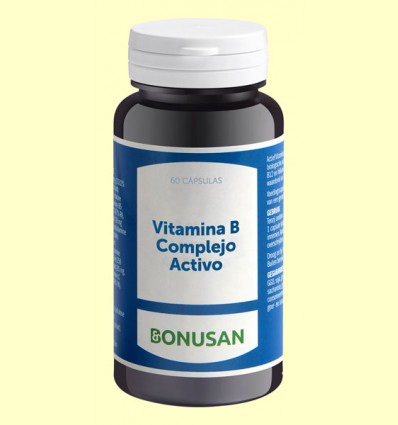 Vitamina B Complejo Activo - Bonusan - 60 cápsulas