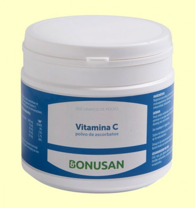 Vitamina C en Polvo - Bonusan - 250 gramos