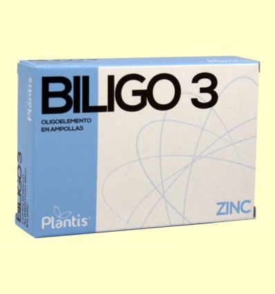 Biligo 3 Zinc - Plantis - 20 ampollas
