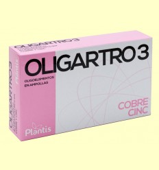 Oligartro 3 - Cobre y Zinc - Plantis - 20 ampollas