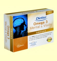 Omega 3 Mental y Visión - Dietisa - 45 perlas