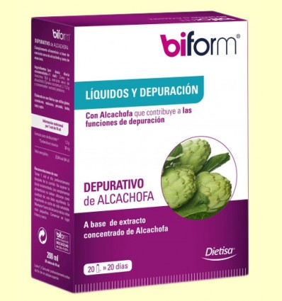 Depurativo de Alcachofa - Biform - 20 viales