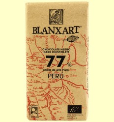 Chocolate Negro 77% Perú Bio - Blanxart - 125 gramos