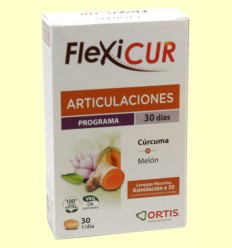 Flexicur - Bienestar para sus articulaciones - Laboratorios Ortis - 30 comprimidos
