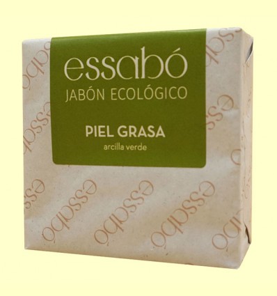Jabón Pastilla Ecológico Piel Grasa Essabó 120 gramos