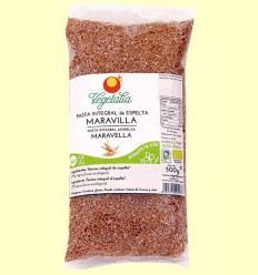 Maravilla Pasta Integral de Espelta Bio - Vegetalia - 500 gramos