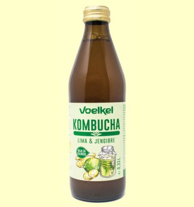 Kombucha Lima y Jengibre Bio - Voelkel - 330 ml