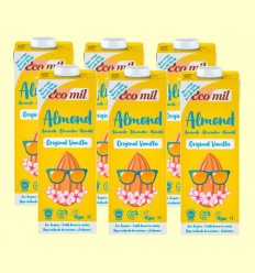Bebida de Almendras y Vainilla Original Bio - EcoMil - Pack 6 x 1 Litro