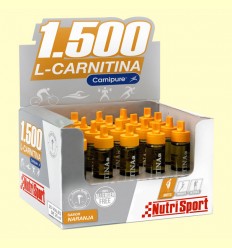 L-Carnitina 1500 Sabor Naranja - NutriSport - 20 viales