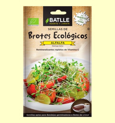 Semillas de Alfalfa Brotes Eco - Batlle - 21 gramos