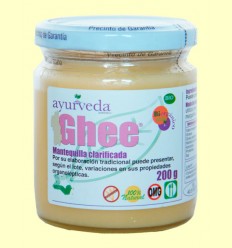 Ghee - Mantequilla Clarificada Bio - Ayurveda - 200 gramos